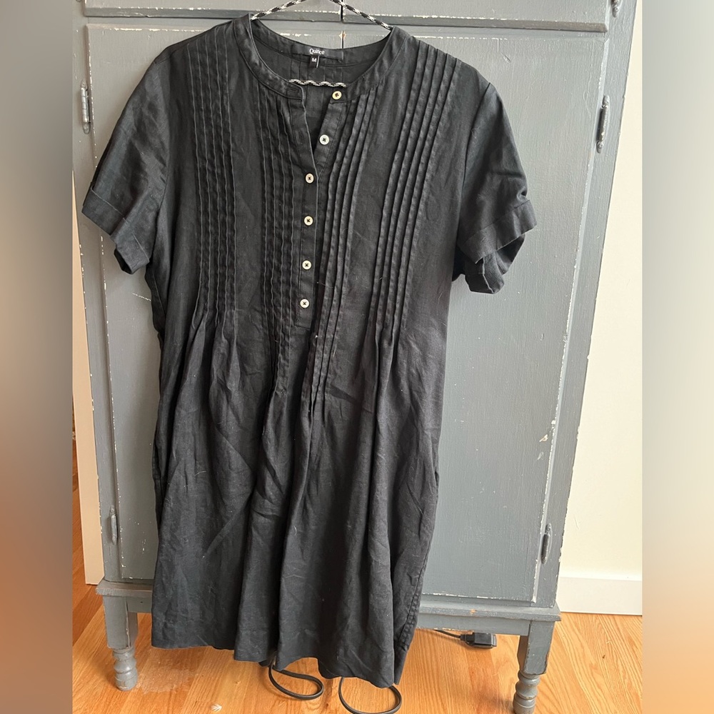 Quince linen swing dress